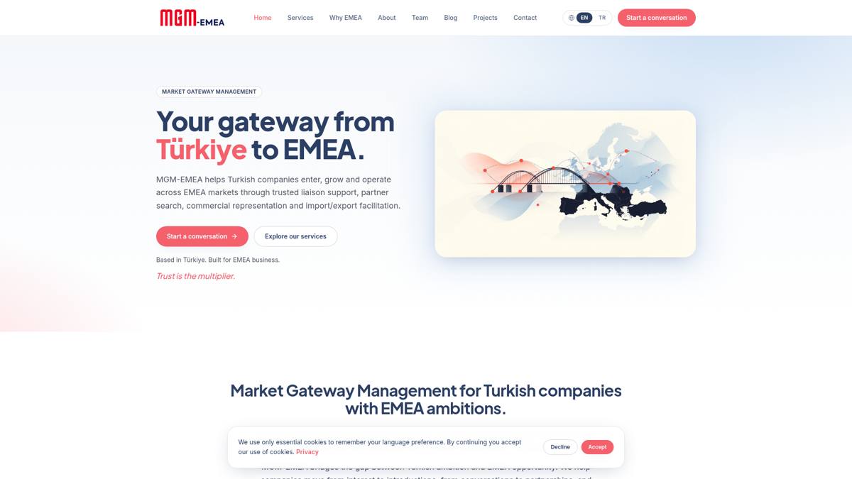 Screenshot van MGM-EMEA